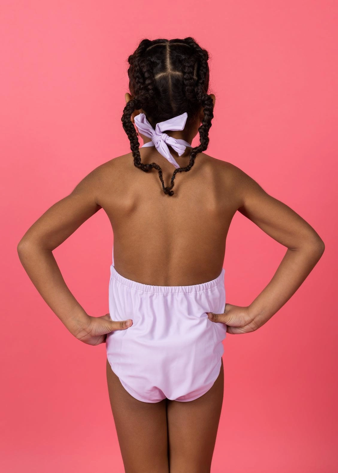 Bright Lilac | Mini Romper One-Piece