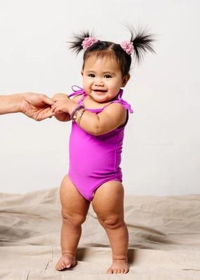 Brilliant Violet | Baby Simply One-Piece