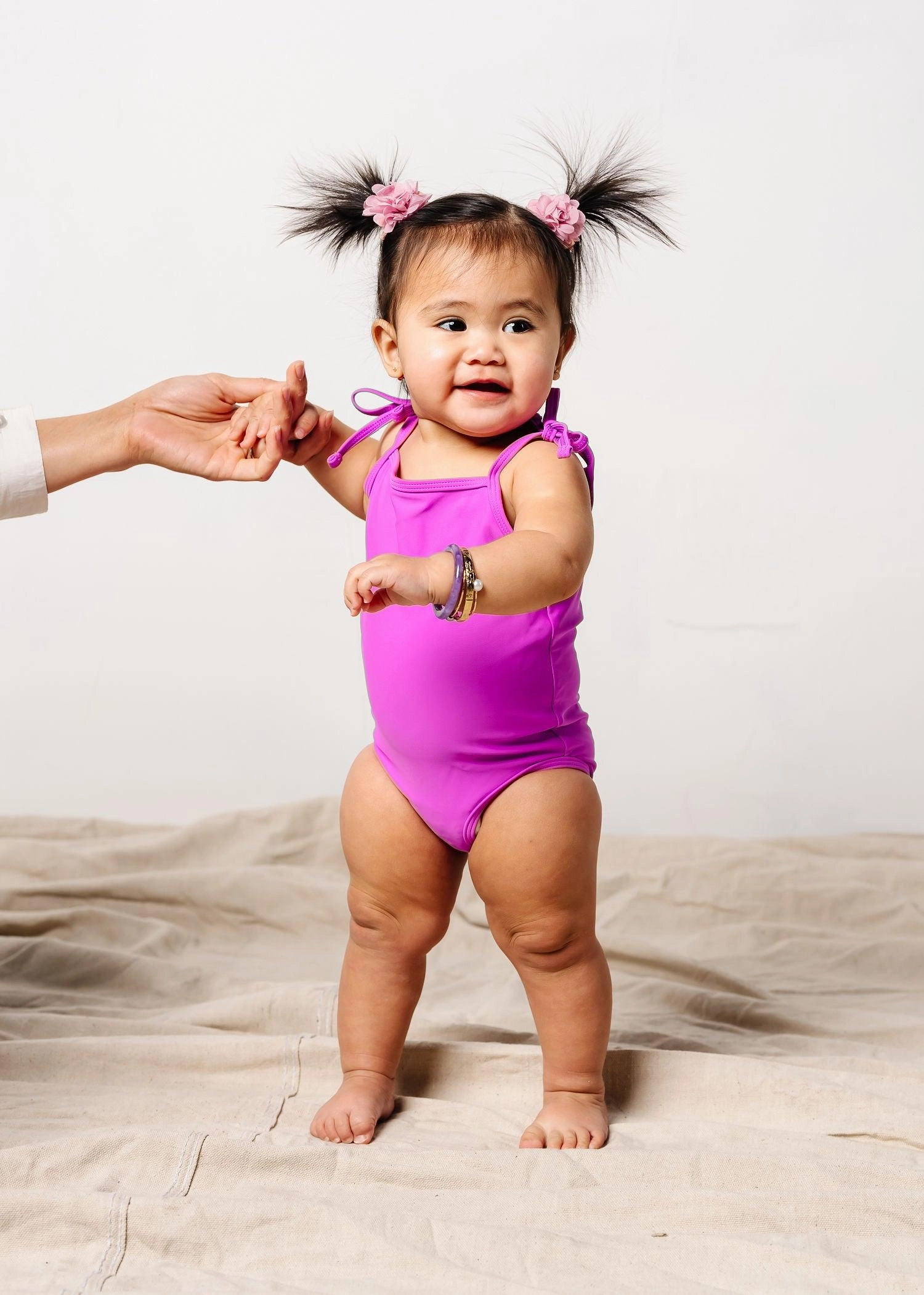 Brilliant Violet | Baby Simply One-Piece