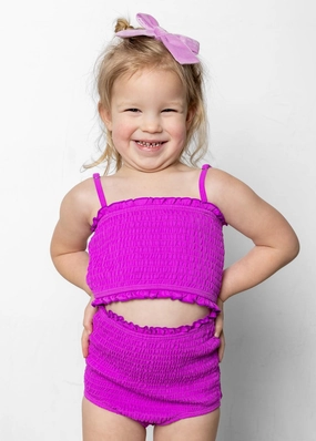 Brilliant Violet | Mini Bandeau Top