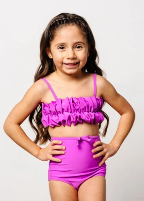 Brilliant Violet | Mini Bow Bottoms