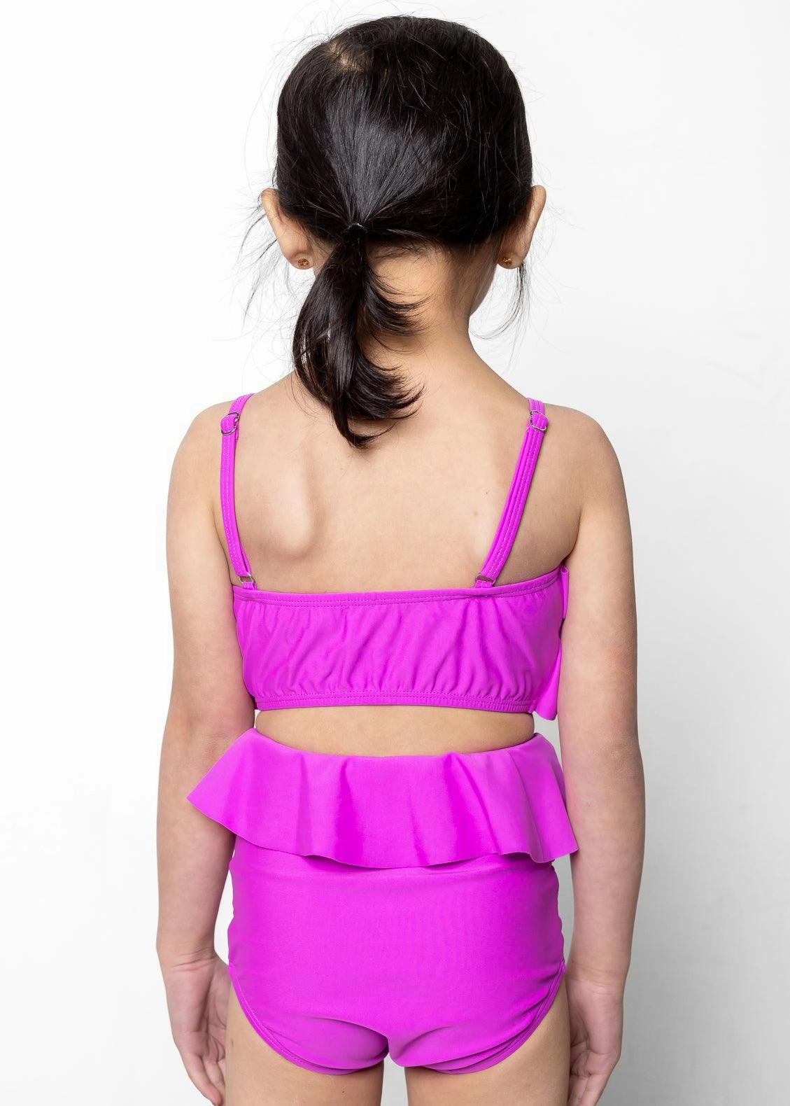 Brilliant Violet | Mini Peplum Bottoms