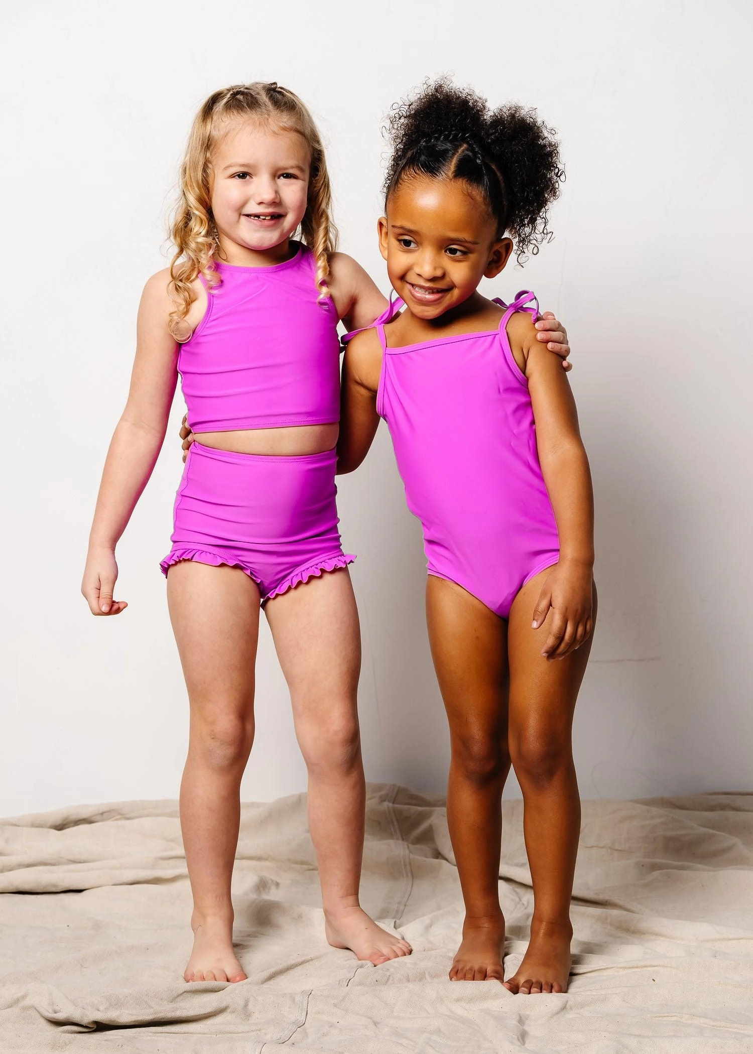 Brilliant Violet | Mini Simply One-Piece