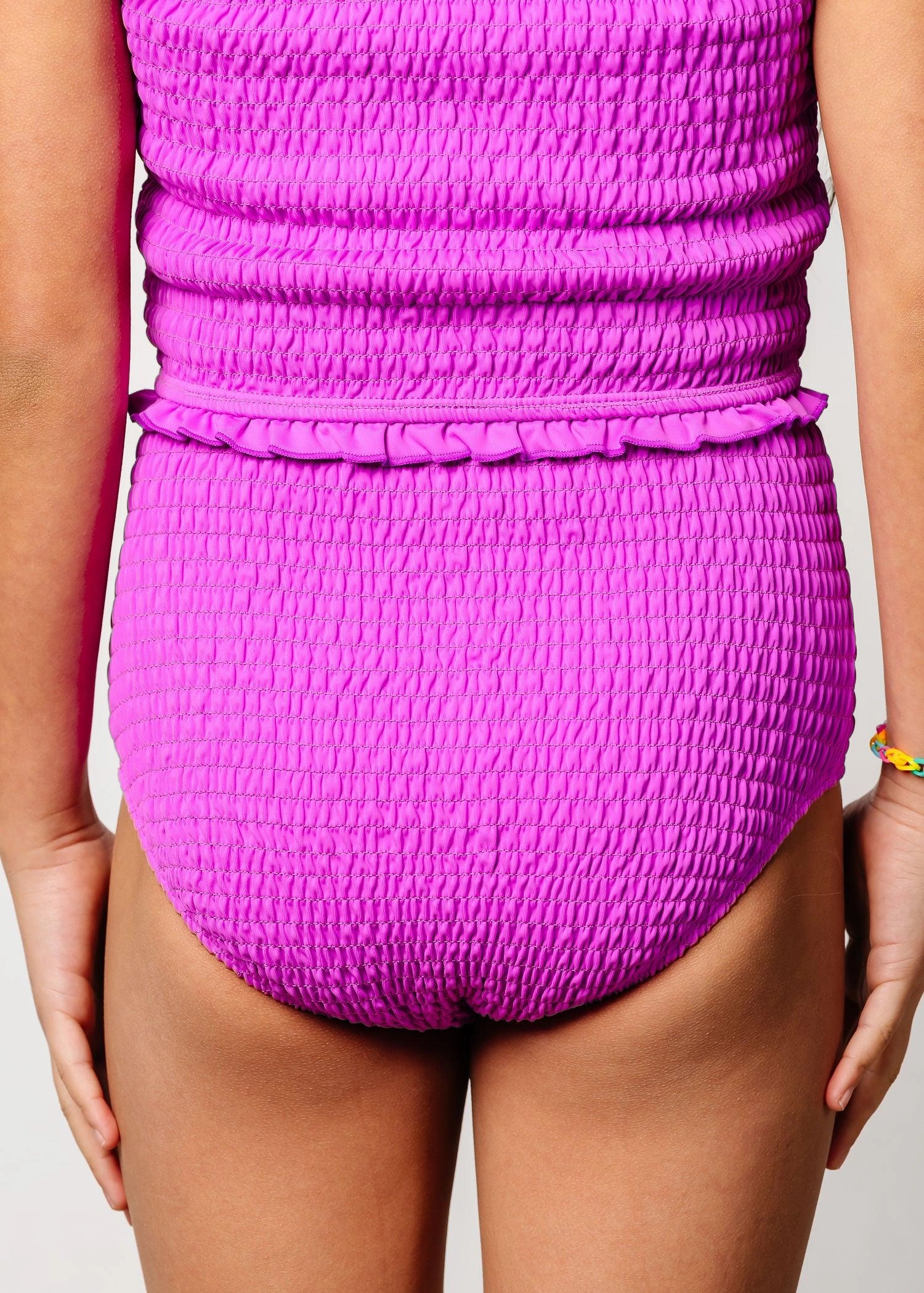 Brilliant Violet | Youth Smocked Bottoms