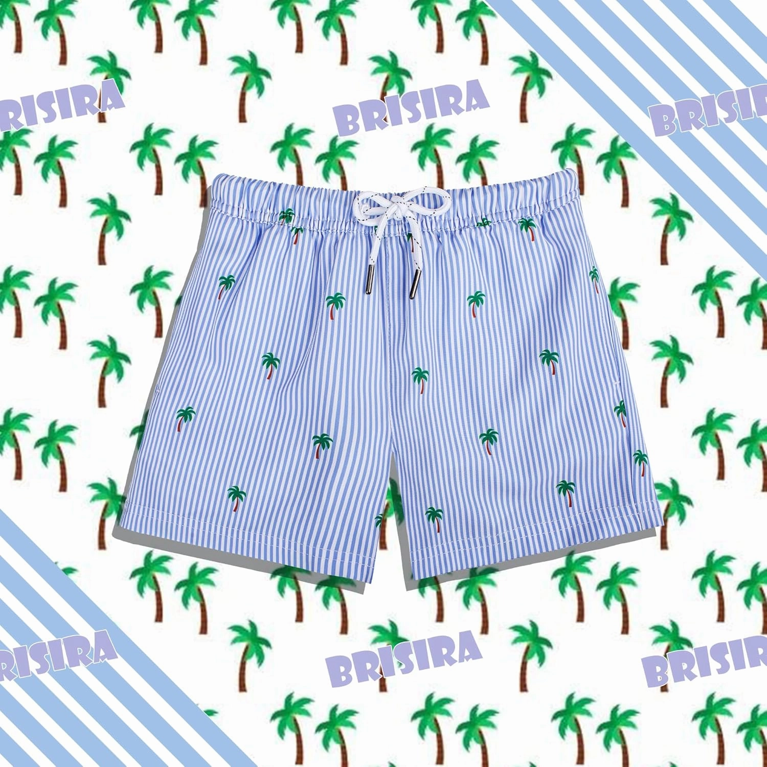 BRISIRA Boys Swim Trunks Bathing Suit Compression Boxer Brief Liner Anti-Chafe Swimsuit Swim Shorts Toddler Kids Youth Teen