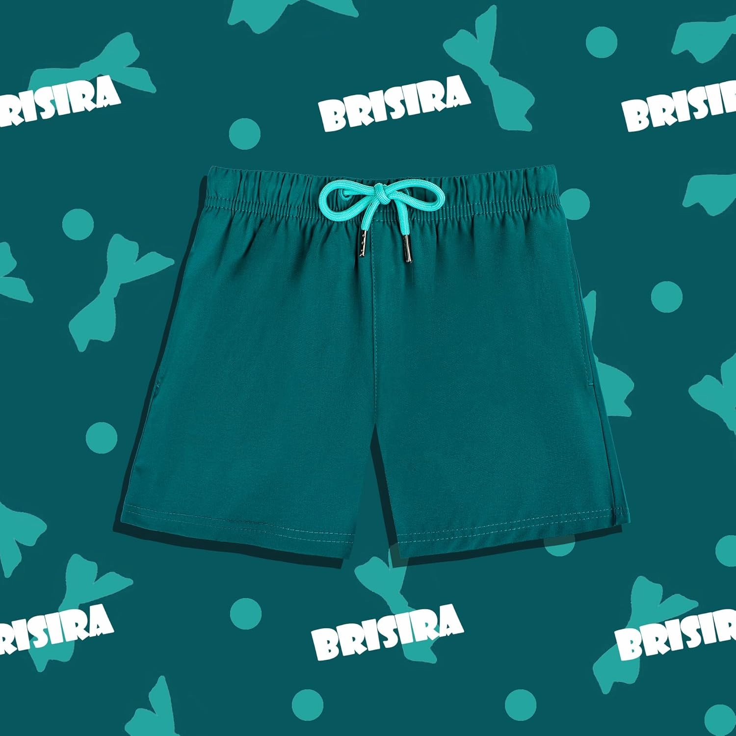 BRISIRA Boys Swim Trunks Bathing Suit Compression Boxer Brief Liner Anti-Chafe Swimsuit Swim Shorts Toddler Kids Youth Teen