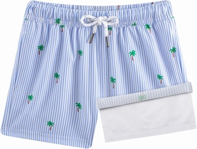 BRISIRA Boys Swim Trunks Bathing Suit Compression Boxer Brief Liner Anti-Chafe Swimsuit Swim Shorts Toddler Kids Youth Teen