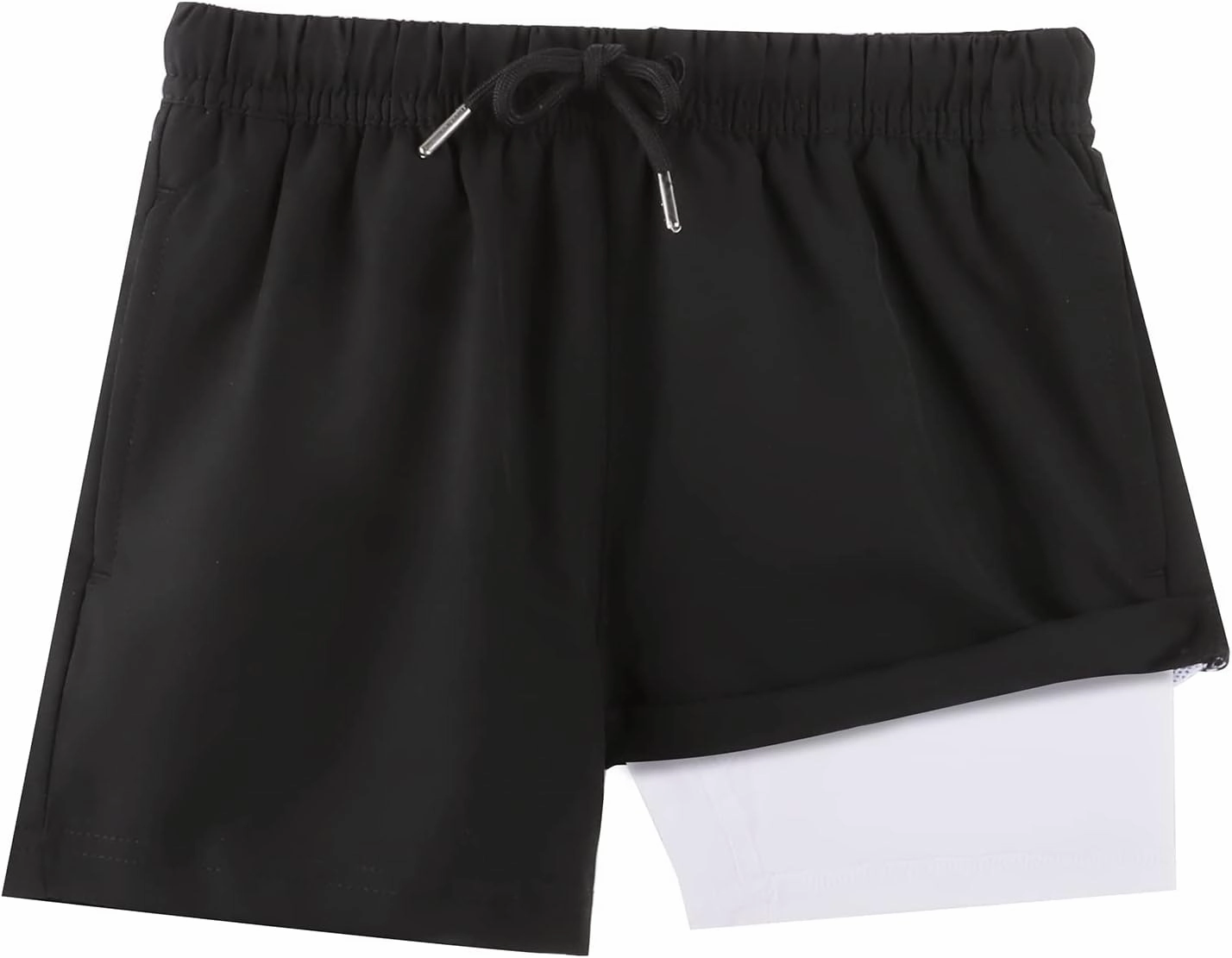 BRISIRA Boys Swim Trunks Bathing Suit Compression Boxer Brief Liner Swim Shorts Swimsuit Anti-Chafe Toddler Kids Youth Teen