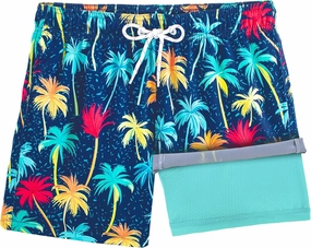 BRISIRA Boys Swim Trunks Swim Shorts with Compression Liner Stretch Bathing Suit Swimsuit Toddler Kids Youth Teen Quick Dry