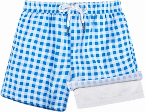 BRISIRA Toddler Boys Swim Trunks Swimsuit Boys Bathing Suit Compression Boxer Brief Liner Anti-Chafe Little Kids Baby 12m-5t