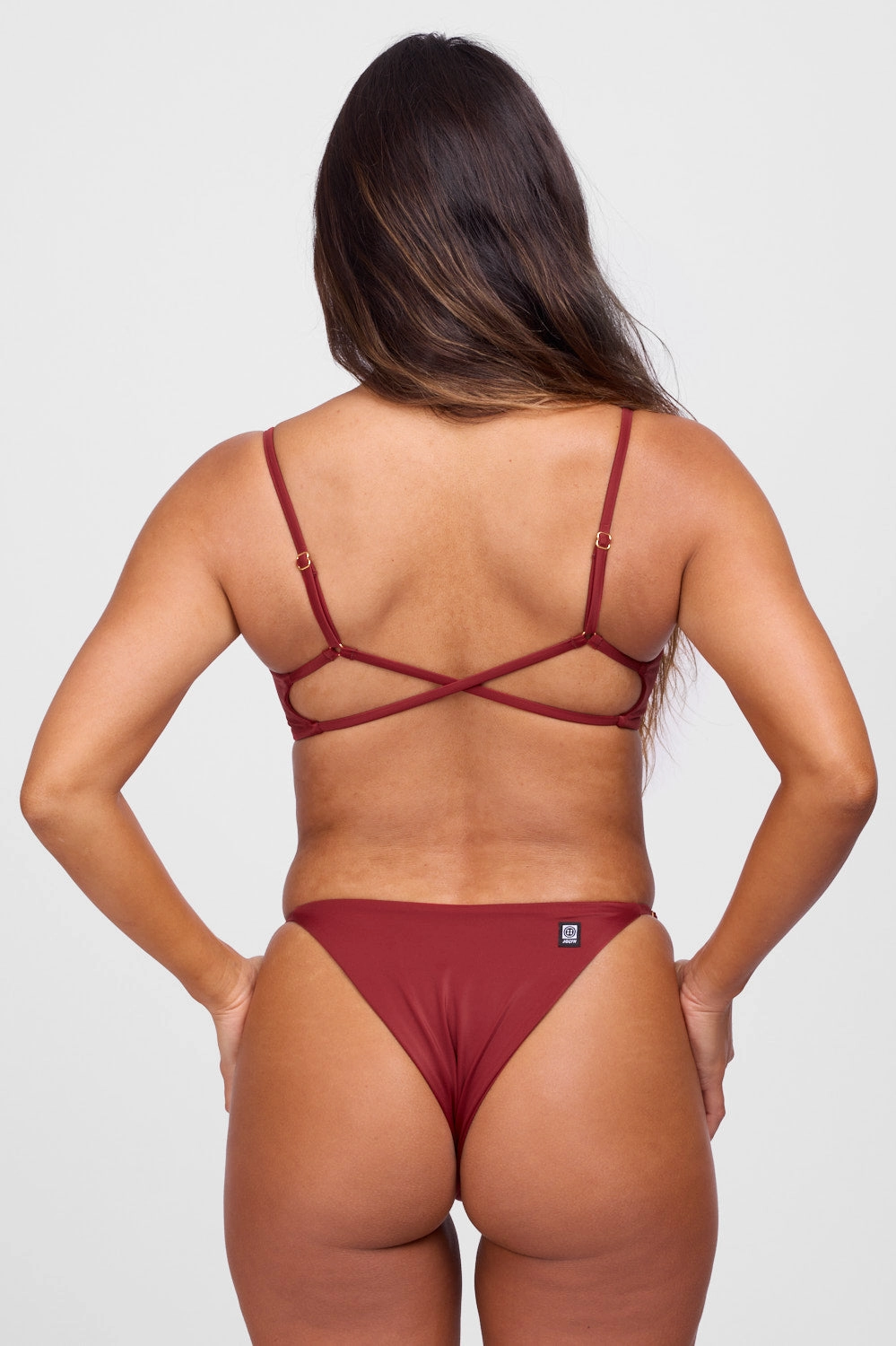 Brooklyn Bikini Bottom - Garnet