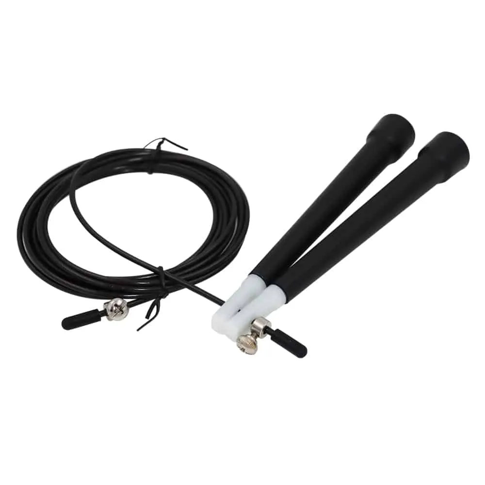 Adjustable Steel Wire Skipping Ropes, Yoga mat cleaner, Weighted Vests, Benches