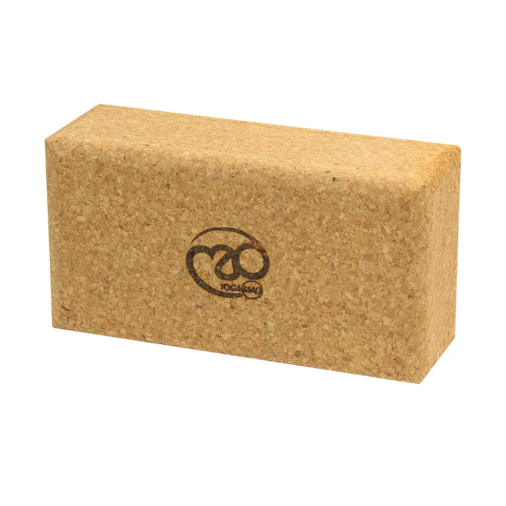 Fitness Mad Cork Yoga Brick, Yoga wheel for back, Pilates ring circle