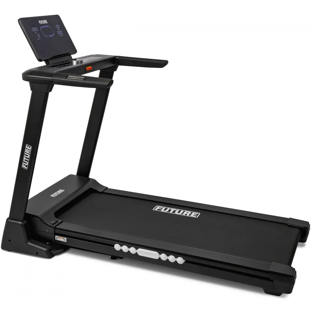 Built to Impress Future T550 Folding Treadmill - LED Console Smart Pick, Ab roller wheel, Full Functions, Indoor Cycles