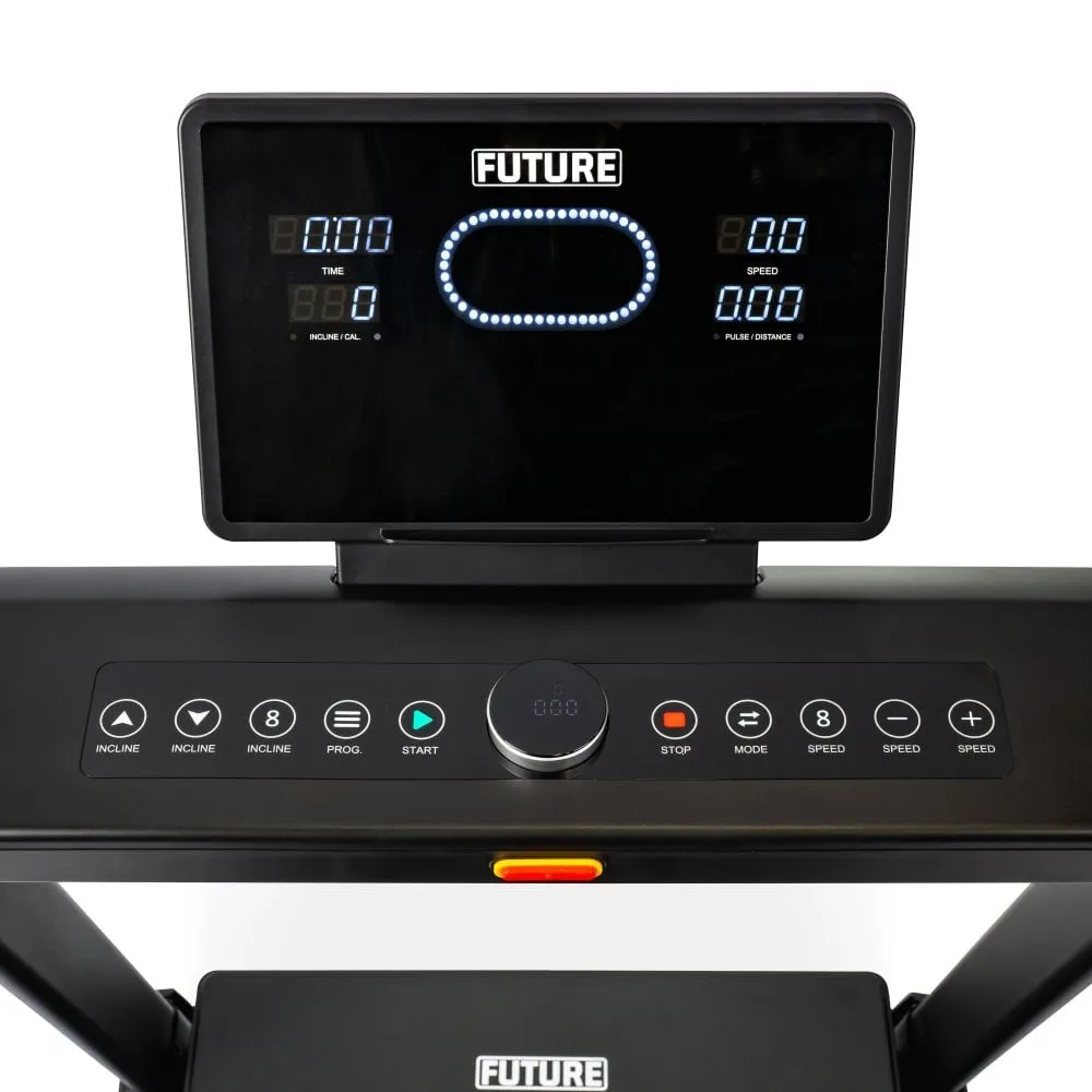 Future T550 Folding Treadmill - LED Console, Squat Racks, Functional Trainers