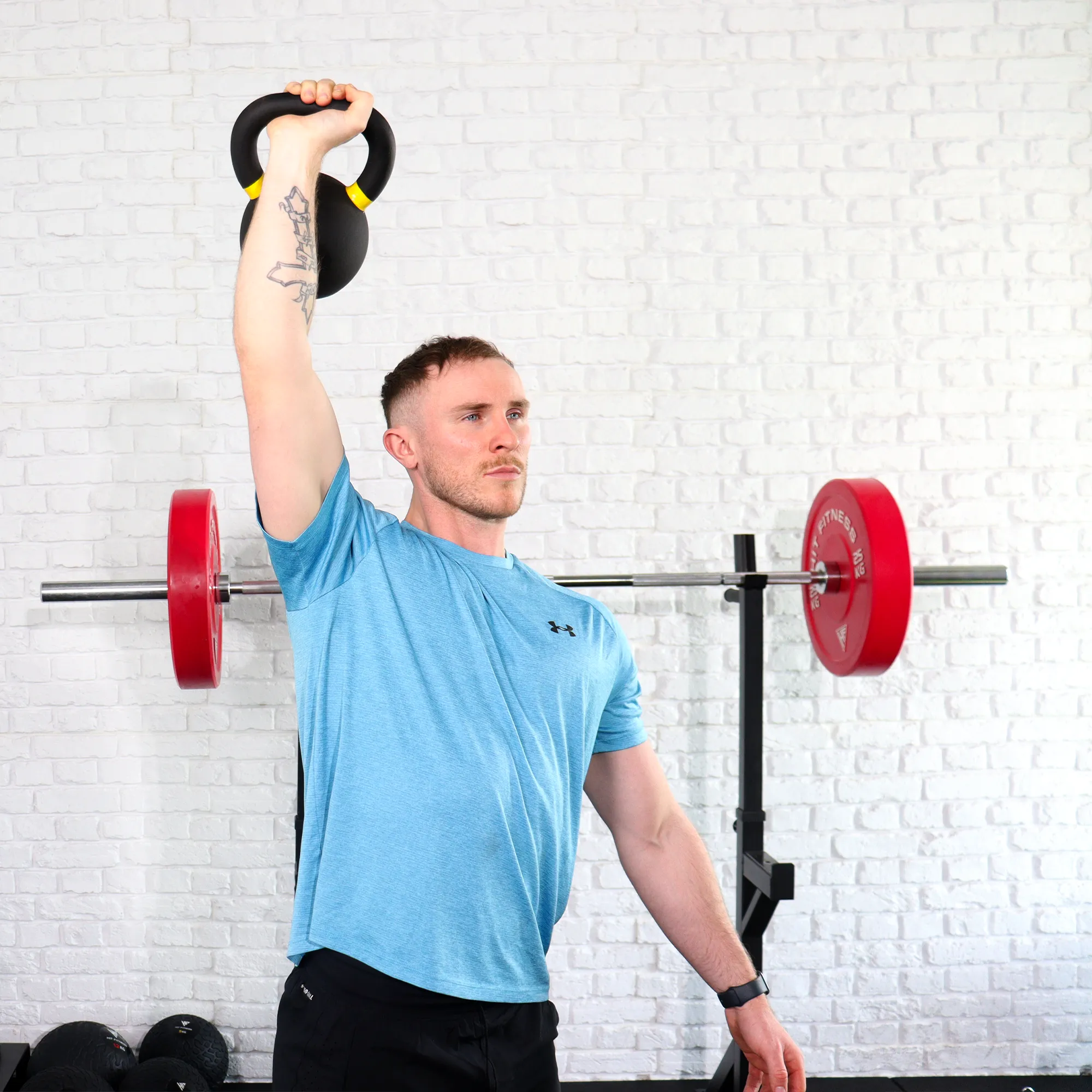 Hit Fitness Cast Iron Kettlebell | 16kg, Skipping Ropes, Suspension trainer straps