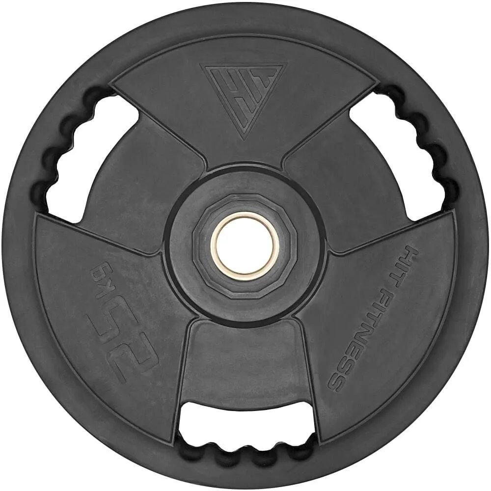 Built to Impress Hit Fitness Rubber Radial Olympic Weight Discs | 25kg Great Value, Indoor slide playground, Kettlebell set, Stair Climbers