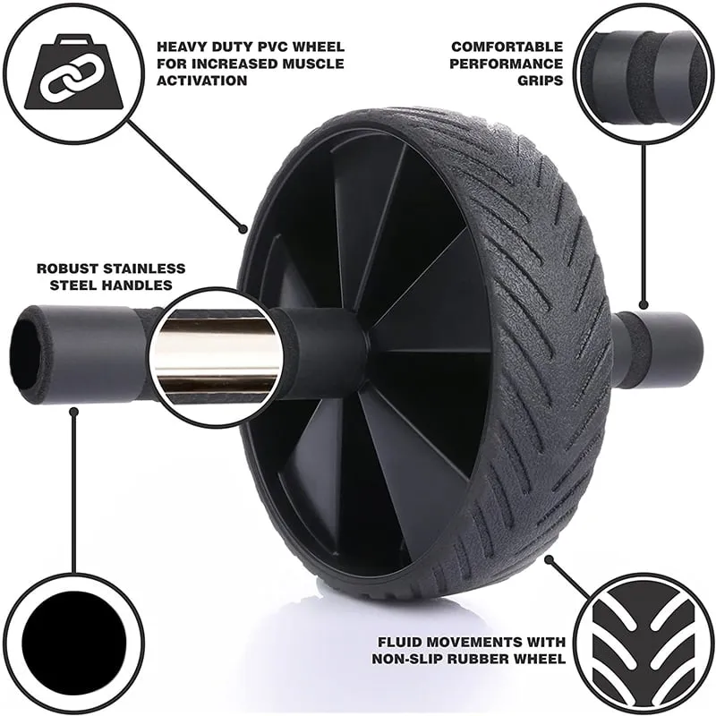 Muscle Abs Black Roller, Compact gym equipment for small spaces