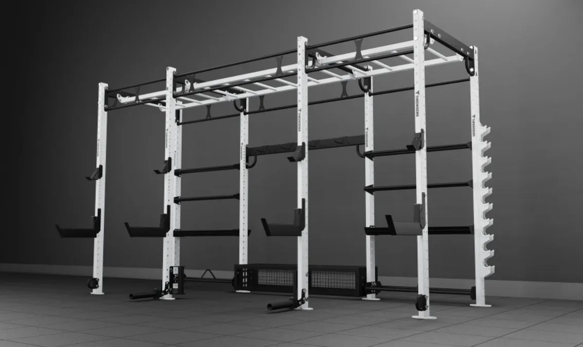 THROWDOWN 4x14 XTC Rig, Portable pull up station, Commercial Rowers, Indoor Bikes