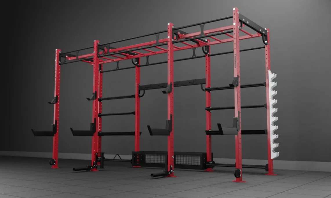 THROWDOWN 4x14 XTC Rig, Battle Ropes, Personal Fixed Barbell