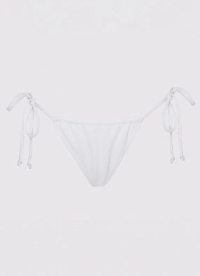 Calista Bikini Bottoms - White
