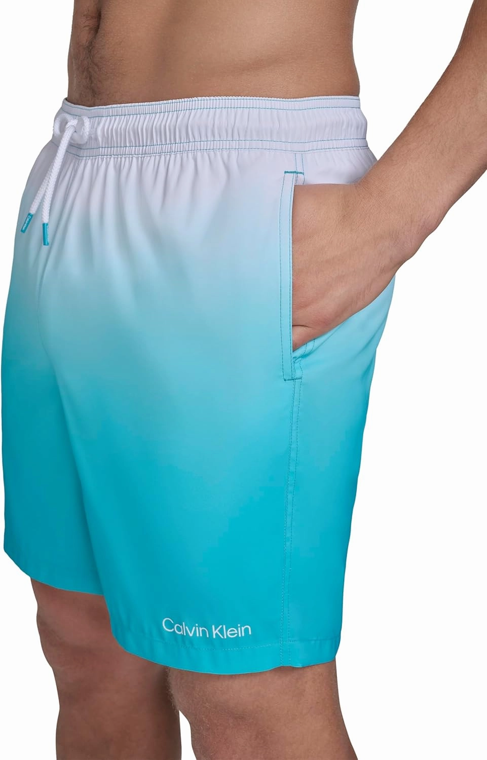 Calvin Klein Men's Volley Quick Dry Lightweight Swim Trunk