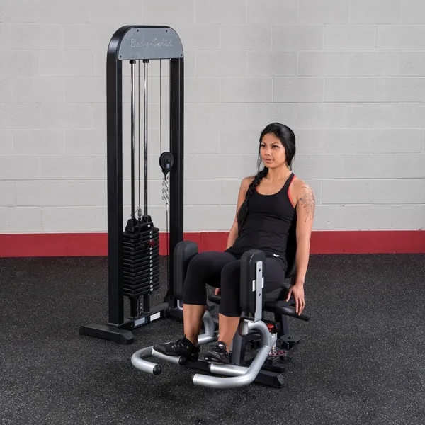 BODYSOLID PRO-SELECT INNER AND OUTER THIGH MACHINE (310lb), Sit Ups,Push Ups, Stair climber machine