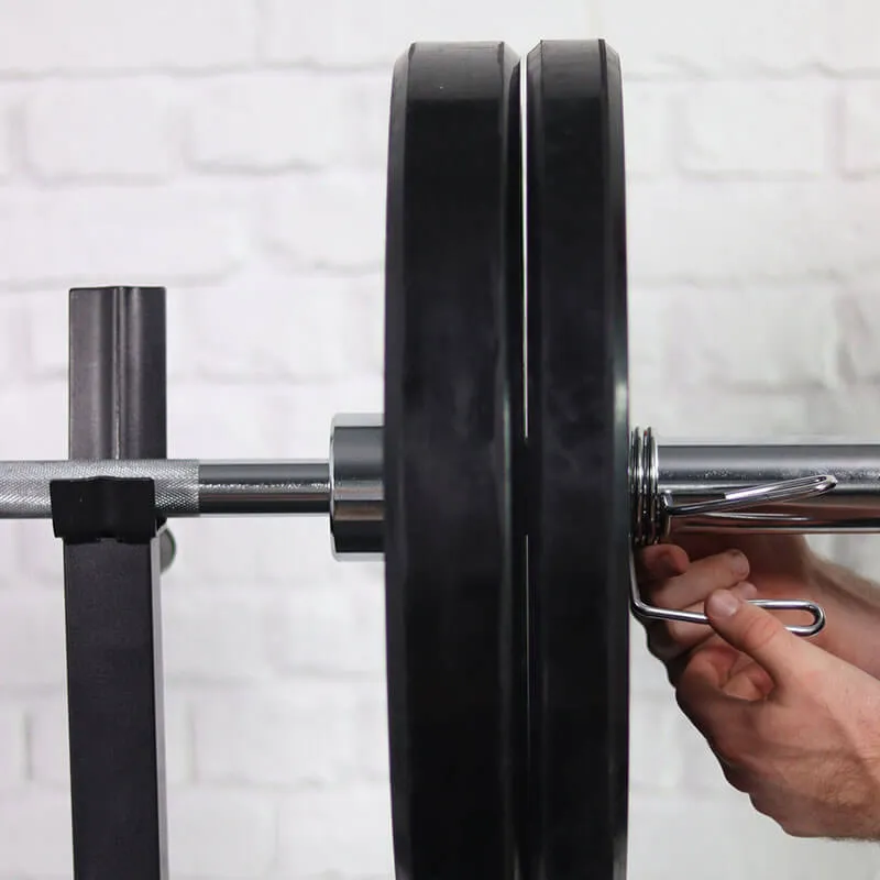 Hit Fitness 100kg Commercial Black Rubber Bumper Plate Set, AI posture sensor