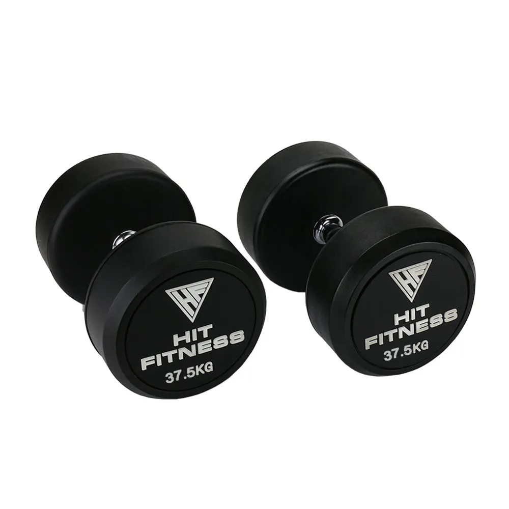 Cant-Miss Hit Fitness Round Rubber Dumbbells | 37.5kg Editors Choice, Cold therapy wrap