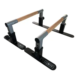 Cant-Miss I Love Gymnastics Low Parallettes Moving Fast, Cardio Accessories, Weight Bar Collars
