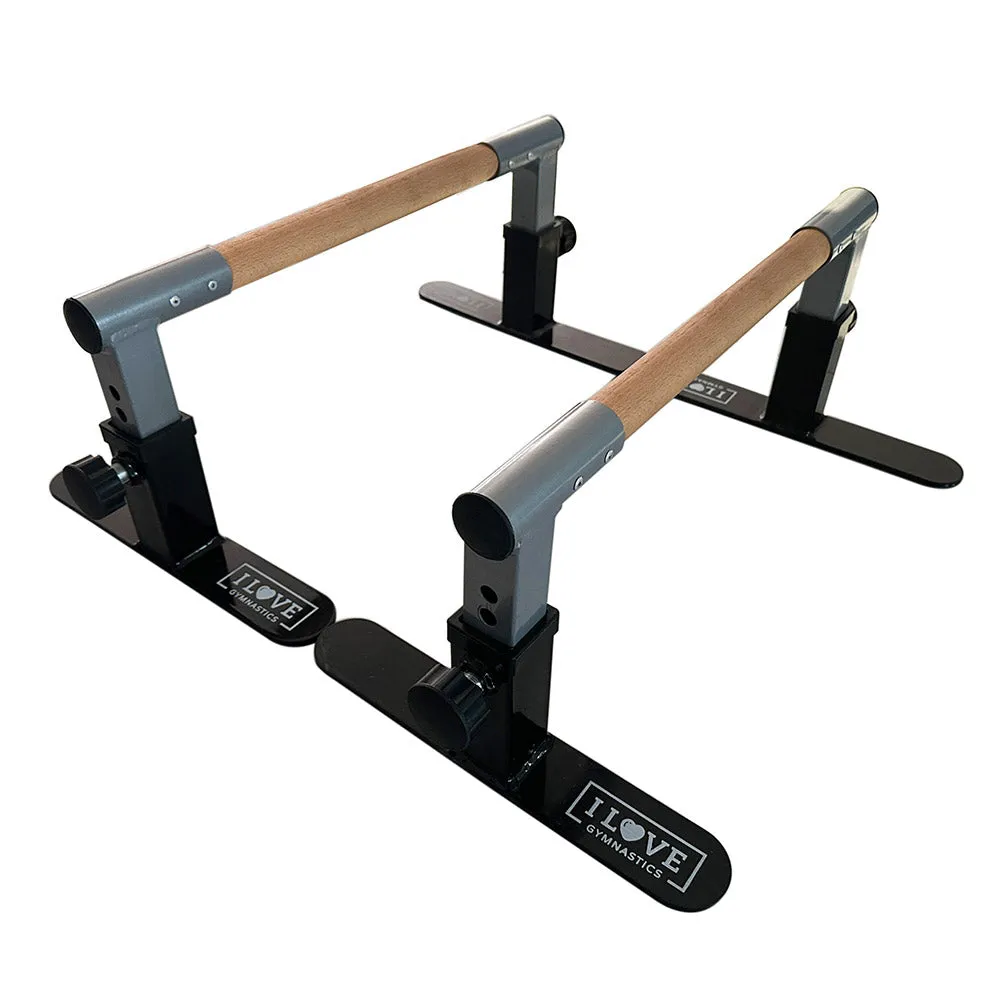 Cant-Miss I Love Gymnastics Low Parallettes Moving Fast, Cardio Accessories, Weight Bar Collars