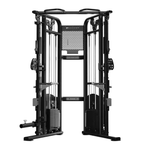 Cant-Miss Ironax - XFT Functional Trainer/Half Rack with Urethane Plates Combo ~ The Choice is Clear, Yoga Bolster, Doorway chin up bar, Gym equipment for seniors