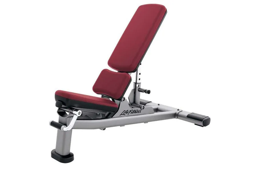 Life Fitness Signature Series Multi-Adjustable Bench, Olympic Frisbee Set