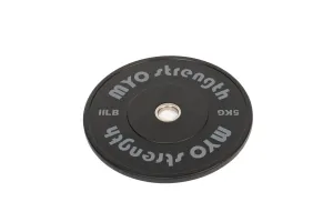 Cant-Miss MYO Strength Olympic Solid Rubber Black Bumper Plates Discover the Difference, Pump Sets
