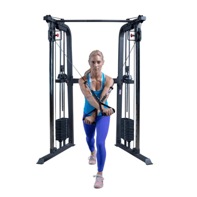 Powerline Functional Trainer PFT100, Reflective running vest, Gym pulley system