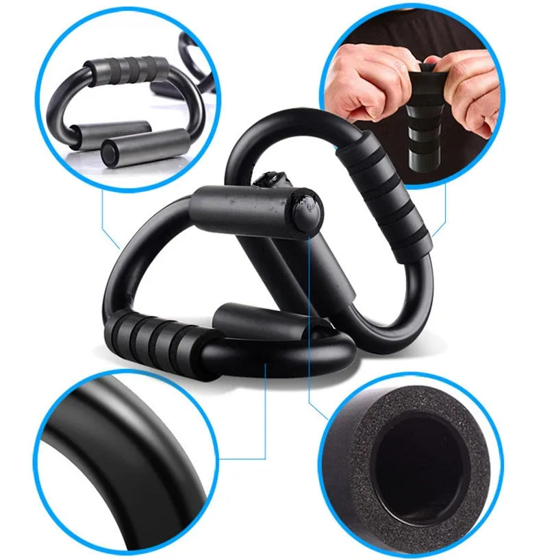 S-Shaped Push Up Stand, Cross training shoes, Yoga Mats, Folding treadmill