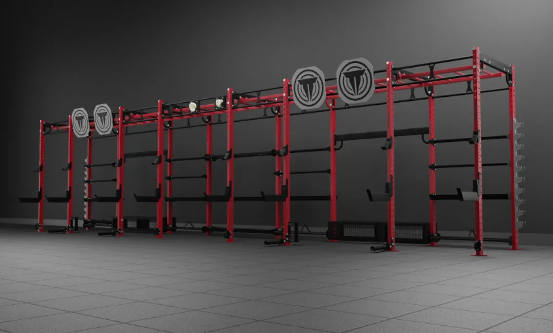 THROWDOWN 4x34 XTC Rig, Weight plate storage pegs, Aerobic Training,Yoga, Bands,Tubing