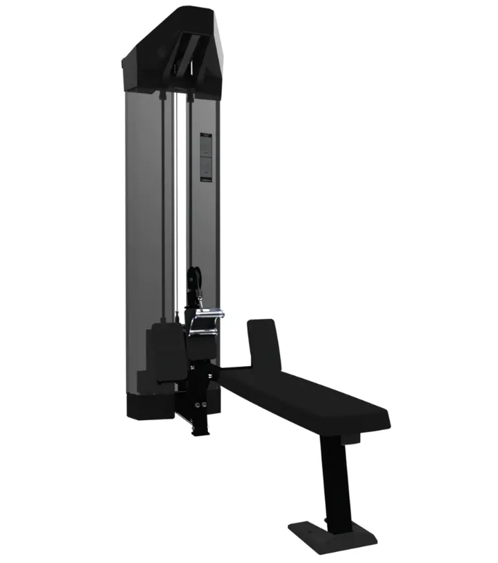 TORQUE Fitness Seated Row Wall Mount, Upper Body Bikes, Resistance band repair clips, Heavy duty weight bench