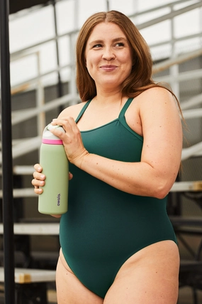 Caroline One Piece Swimsuit - Peacock