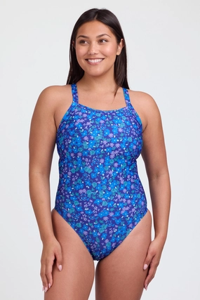 Caroline Swim Onesie - Breeze