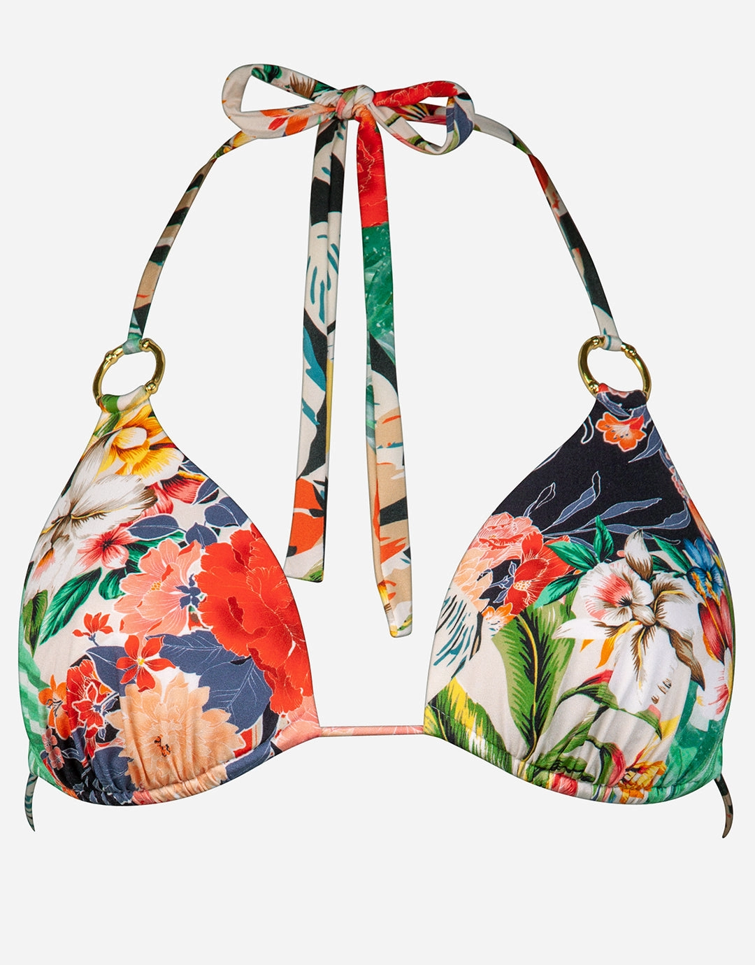 Cascades Ring Triangle Bikini Top - Colour Vibration