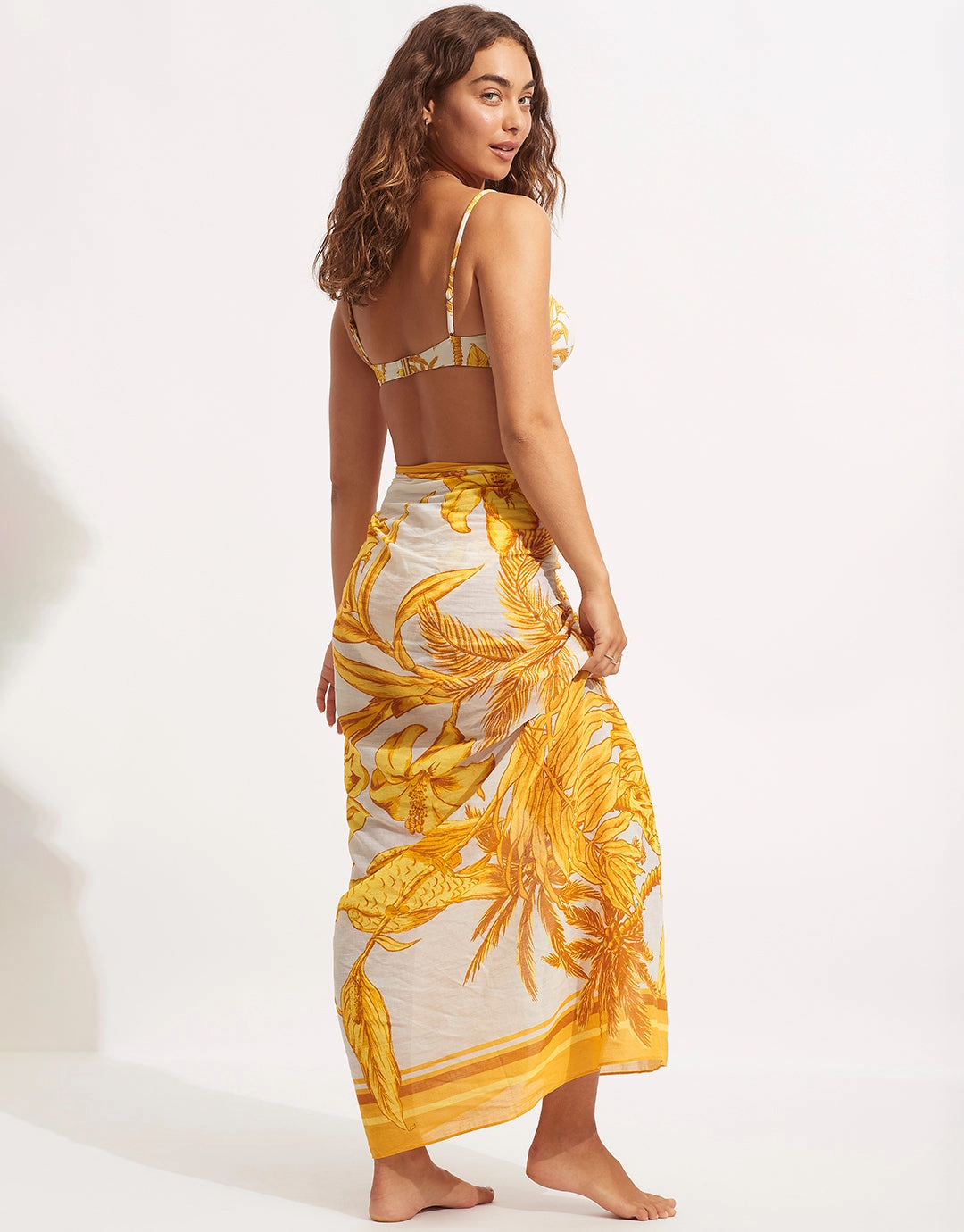 Castaway Underwired Bikini Top - Tuscan Sunset
