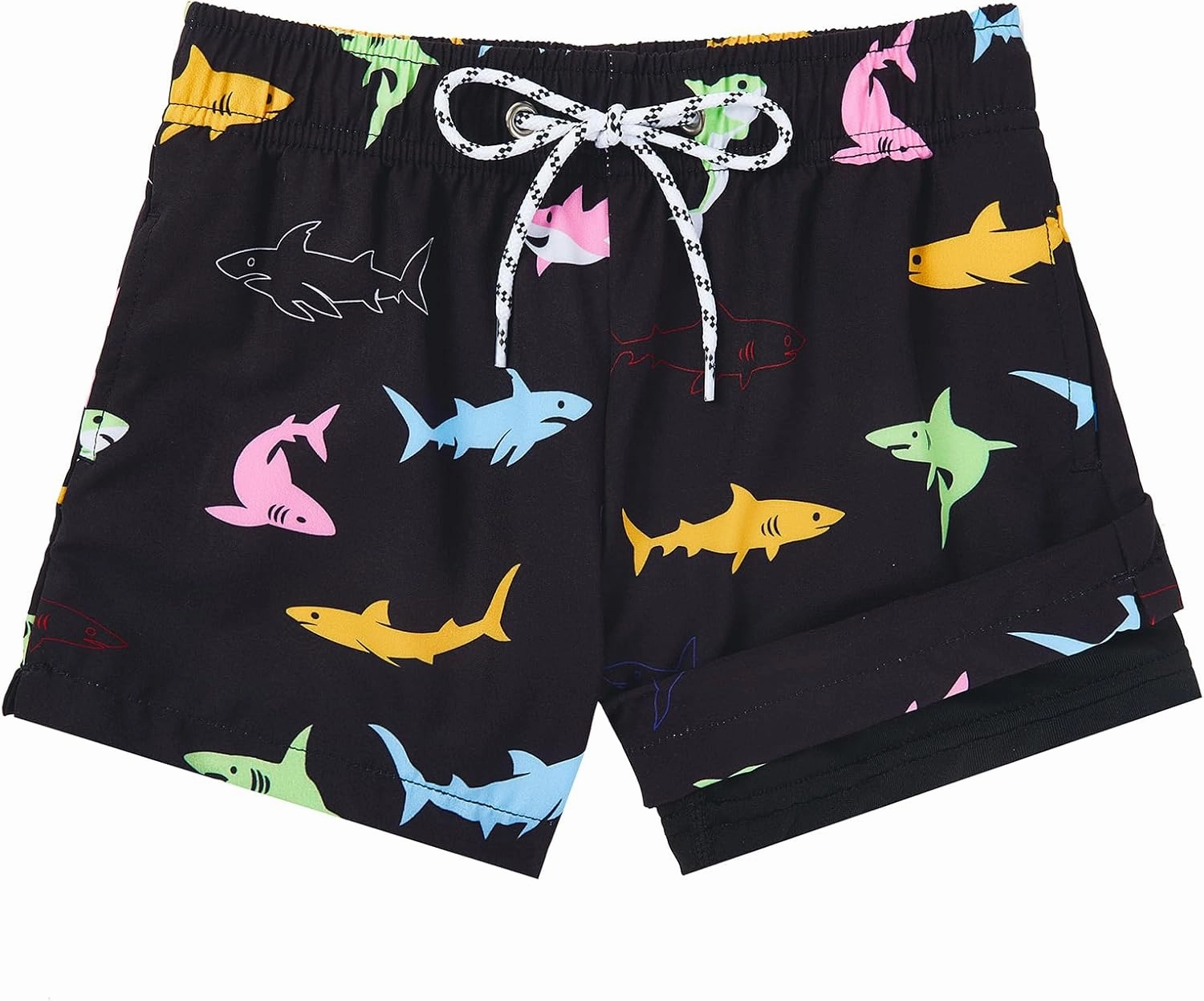 Century Star Boys Swim Trunks with Boxer Brief Liner Boys Swimwear Quick Dry Bathing Suit Toddler Swim Trunks