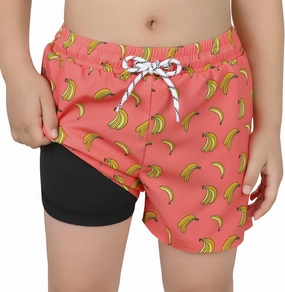 Century Star Boys Swim Trunks with Boxer Brief Liner Boys Swimwear Quick Dry Bathing Suit Toddler Swim Trunks
