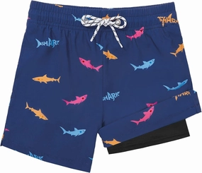 Century Star Boys Swim Trunks with Compression Liner Boys Bathing Suit Toddler Swim Trunks Beach Board Shorts Swimwear