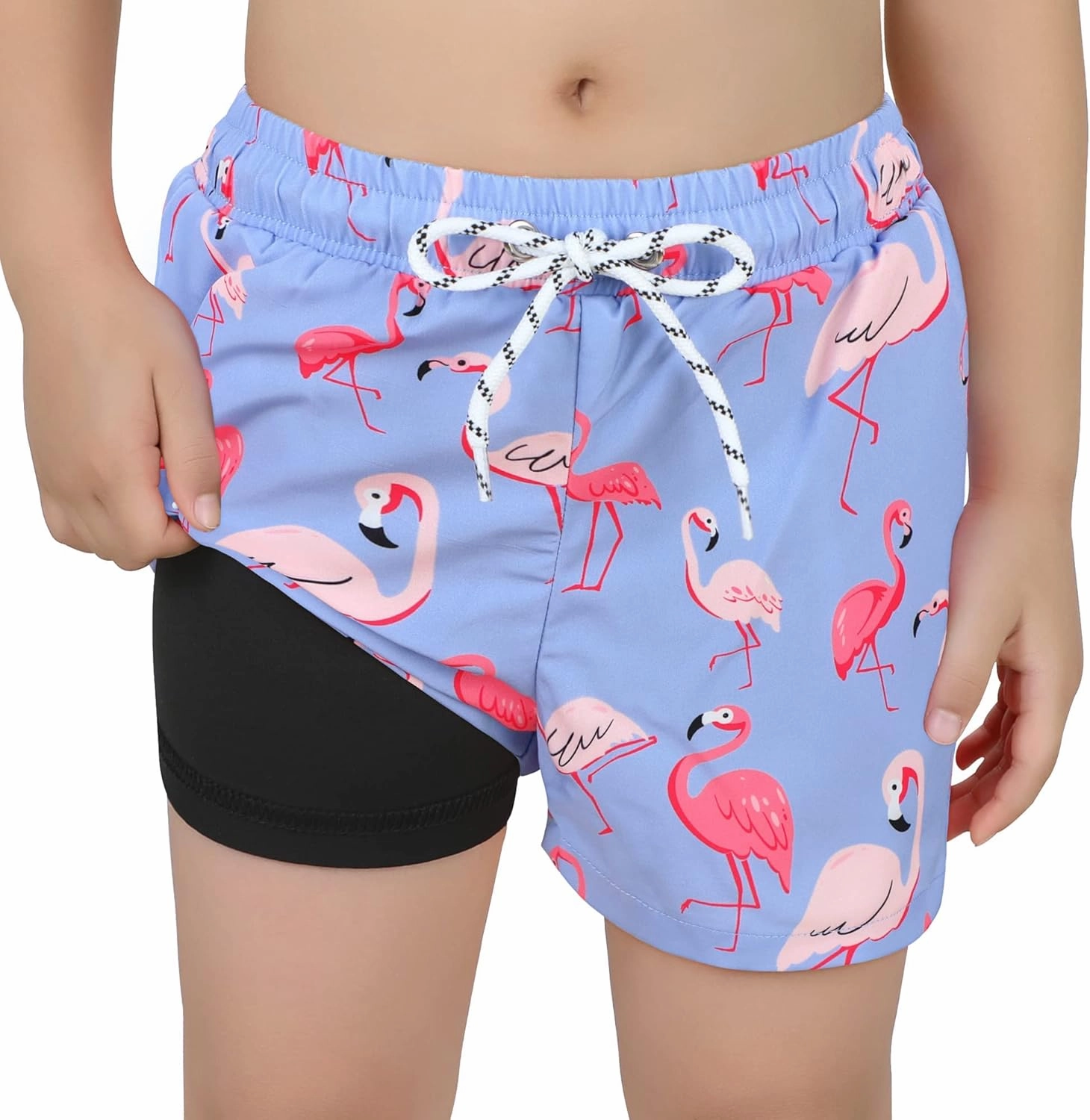 Century Star Boys Swim Trunks with Compression Liner Boys Bathing Suit Toddler Swim Trunks Beach Board Shorts Swimwear