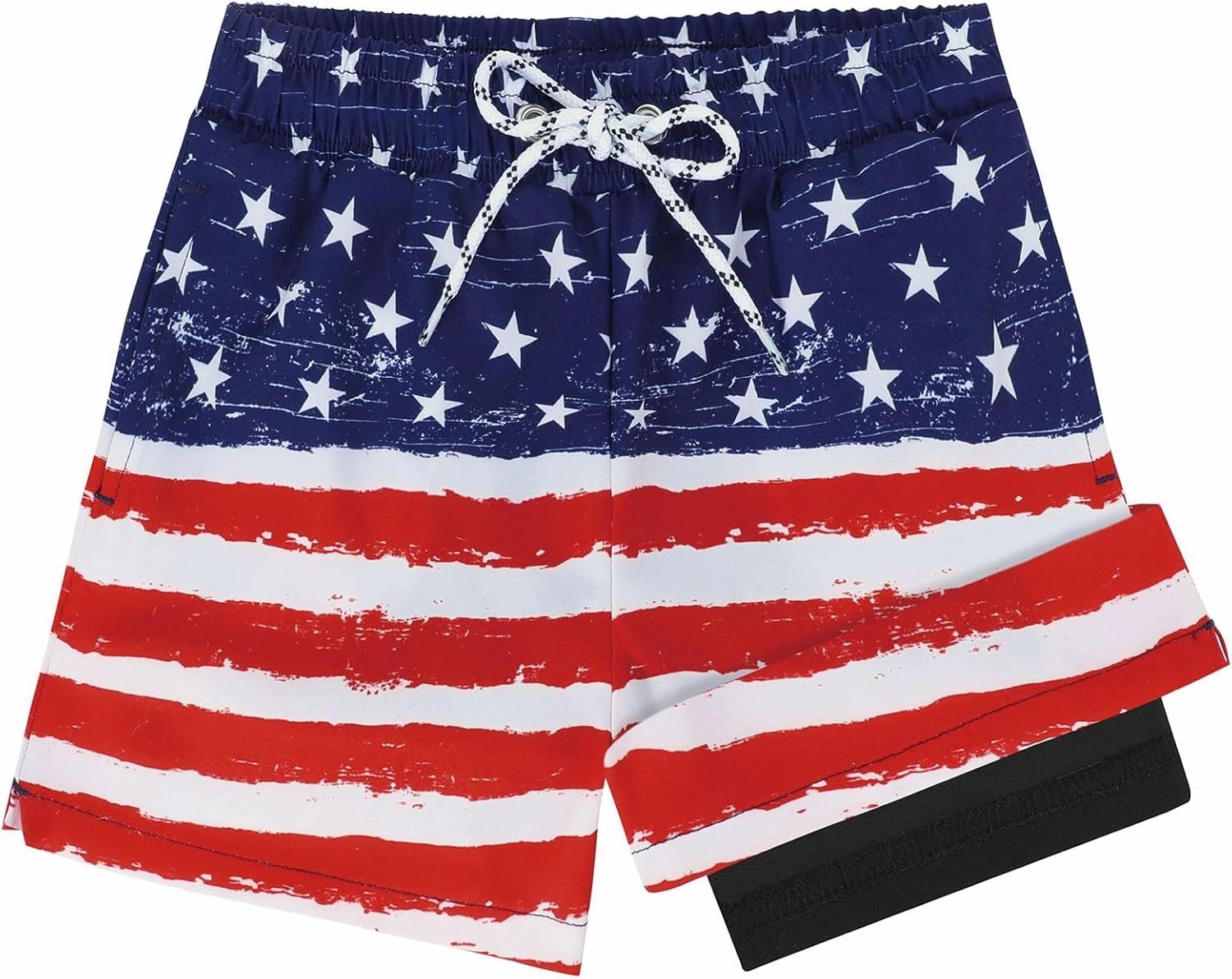 Century Star Boys Swim Trunks with Compression Liner Boys Bathing Suit Toddler Swim Trunks Beach Board Shorts Swimwear