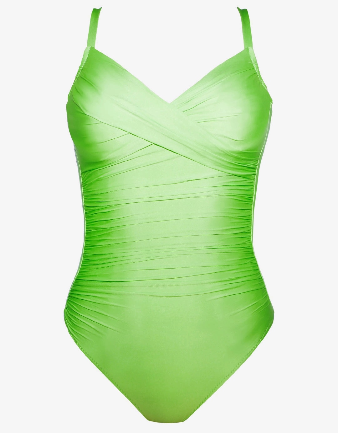 Ceylan Underwire Crossover Swimsuit - Lime