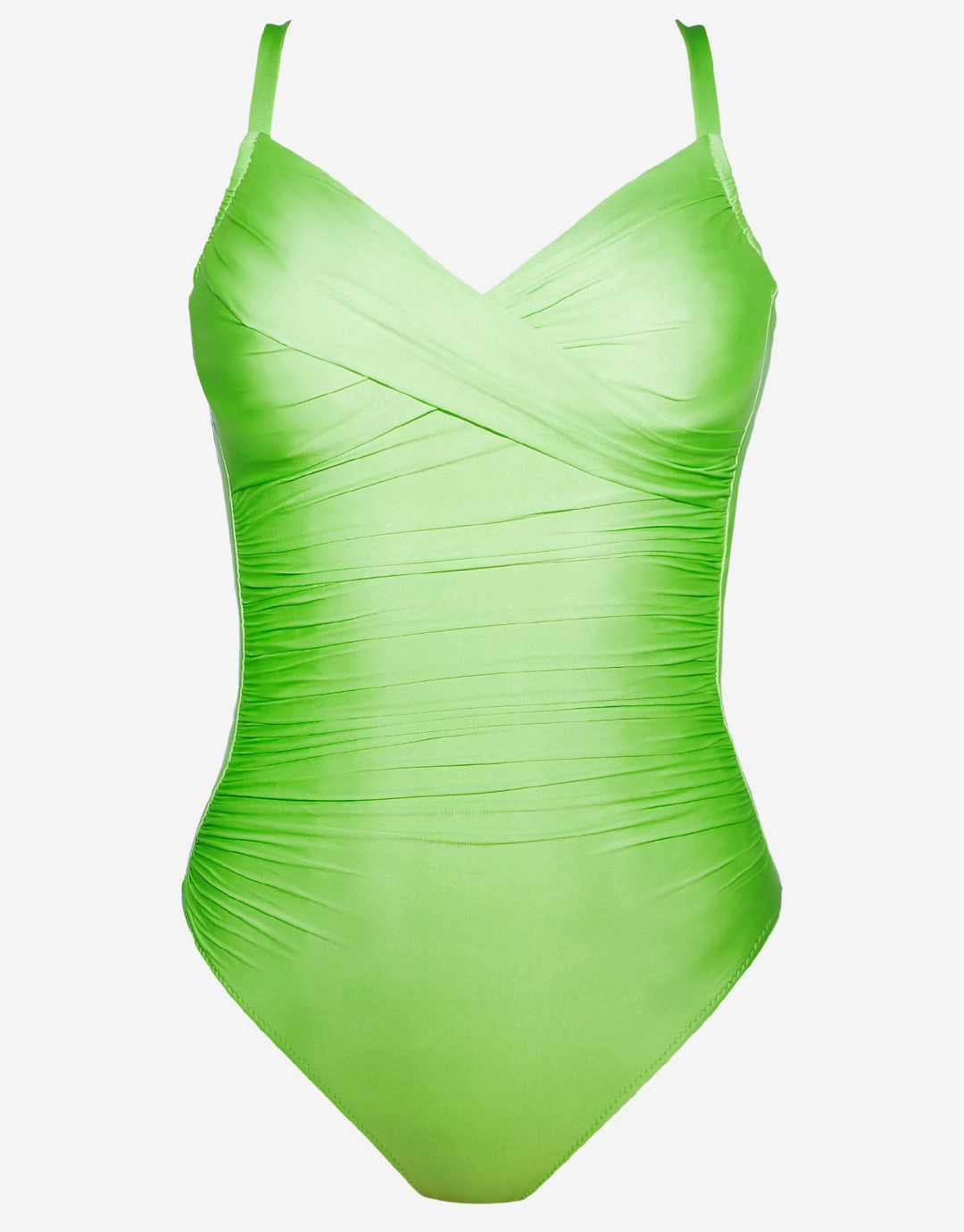 Ceylan Underwire Crossover Swimsuit - Lime