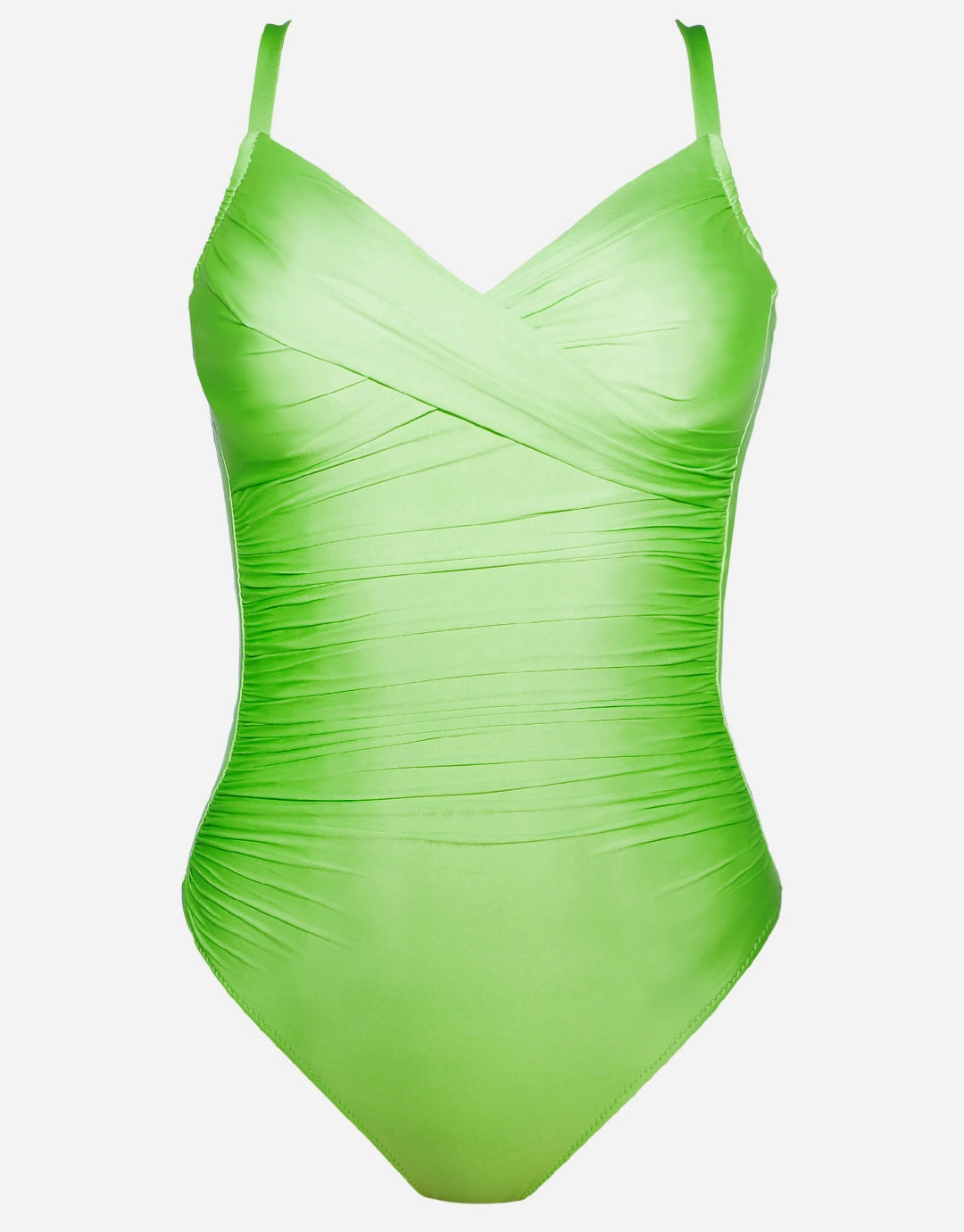 Ceylan Underwire Crossover Swimsuit - Lime